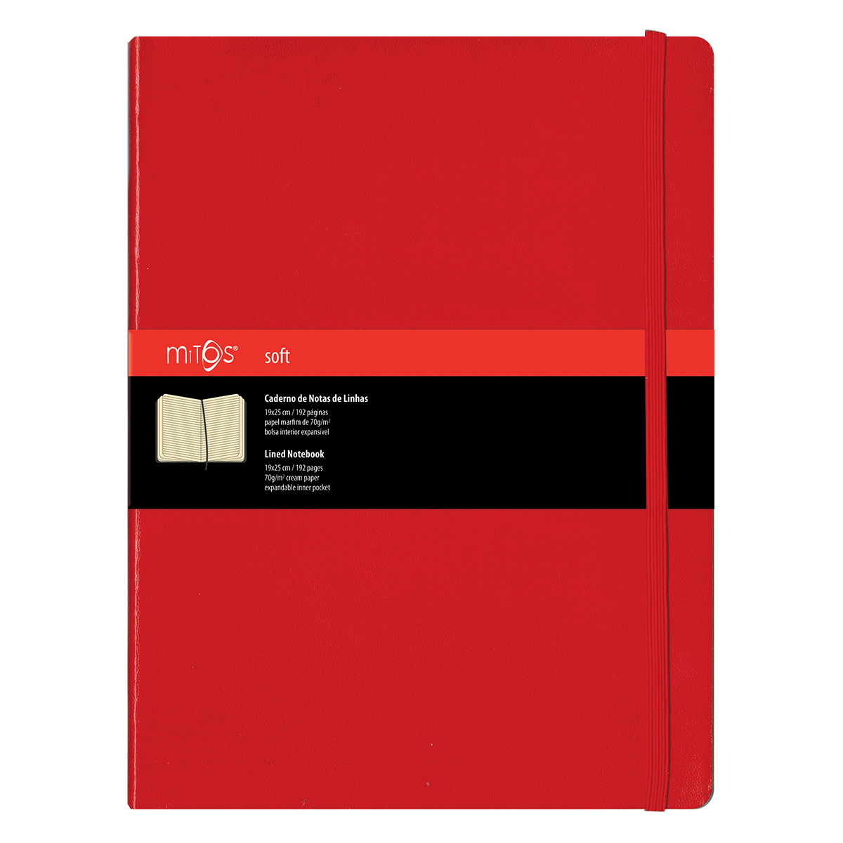 MITOS® SOFT-Caderno Notas Linhas(19x25cm)192pg